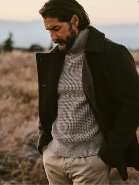 BUCK MASON NWT Herdsman Wool + Cashmere Turtleneck